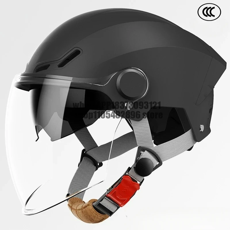 3C Certified Lightweight Summer Sun Protection Half Helmet UV Resistant Electric Scooter Helmet Unisex Breathable Safety Helmet