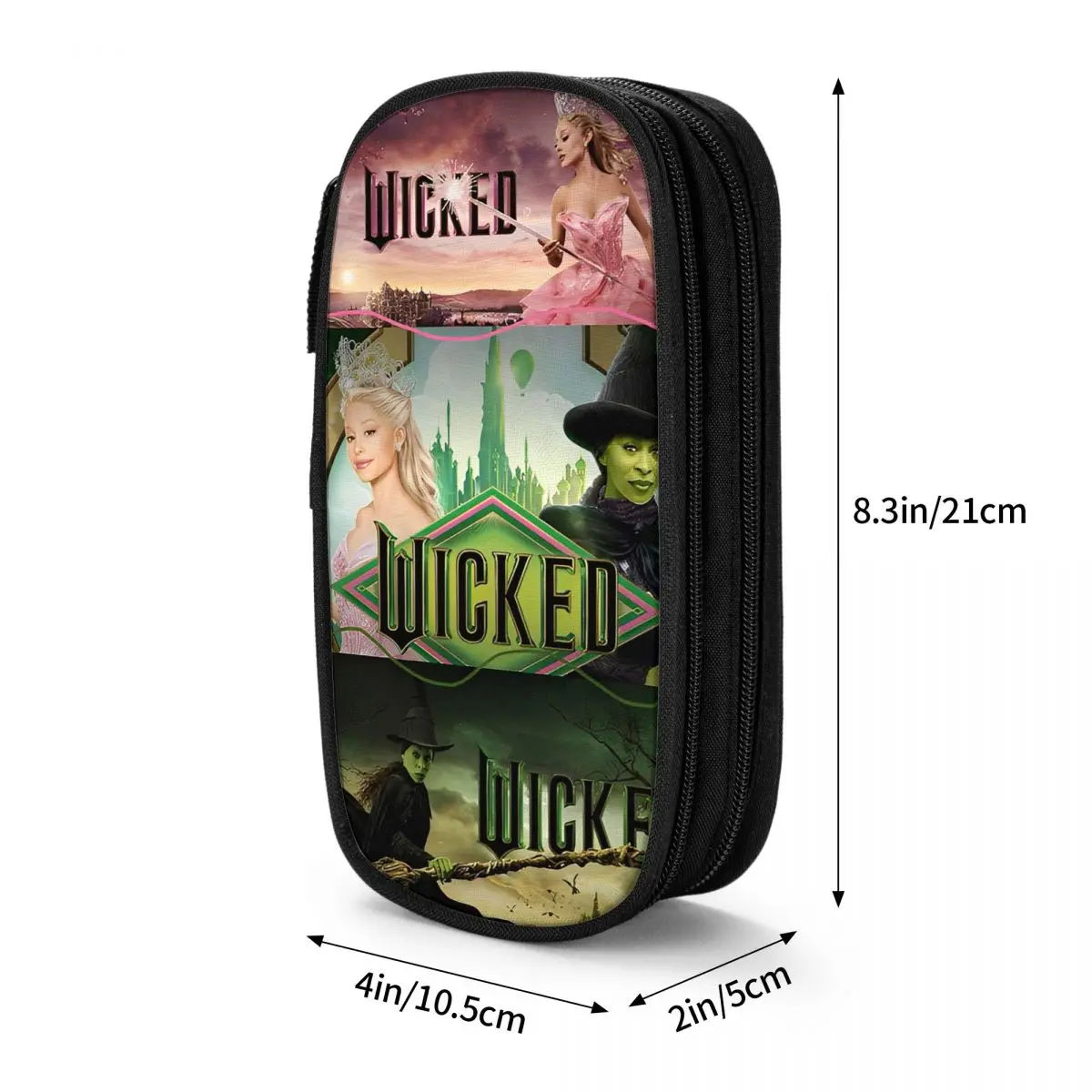 Wicked For Good Merch Pencil Case Large-capacity Office Supplies Pencil Box Perfect Gifts
