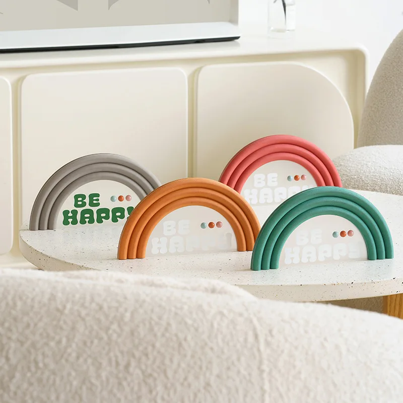 

Ornaments Home accessories Room decorations TV cabinets Entrance entrance Rainbow ins wind pendulum