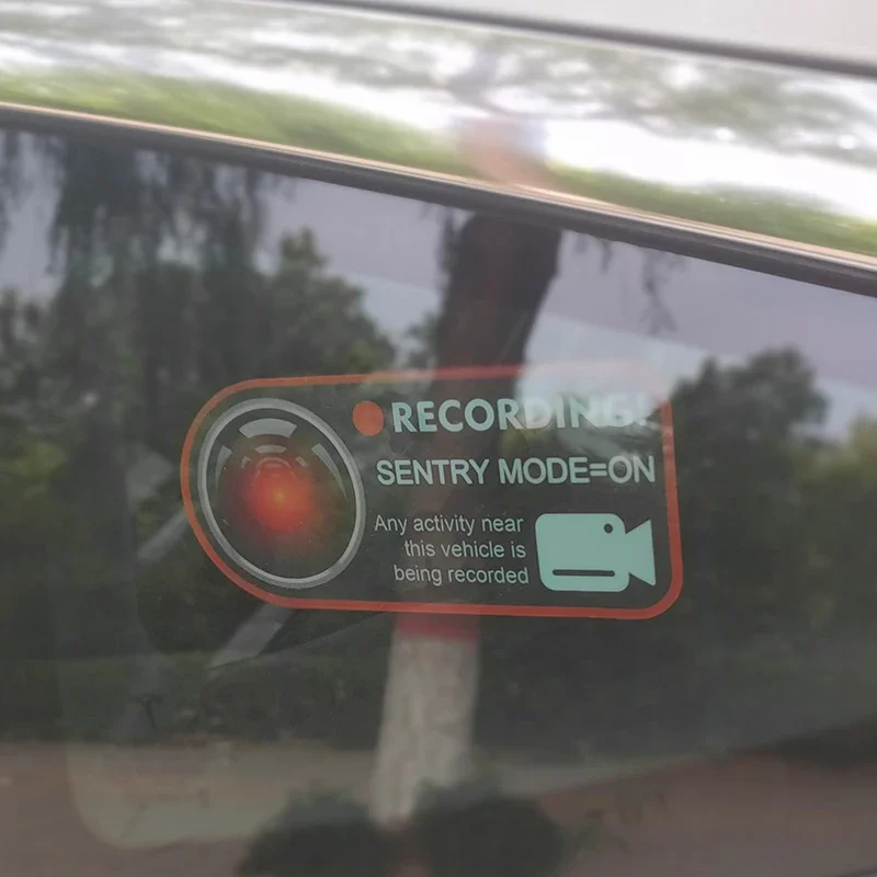 Suitable for Tesla model3modelY/S/X Sentinel mode warning stickers