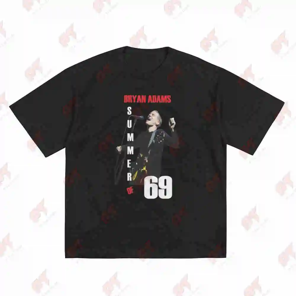 Bryan Adams Summer Of 69 Short Sleeve Tee 100% Cotton T-Shirt