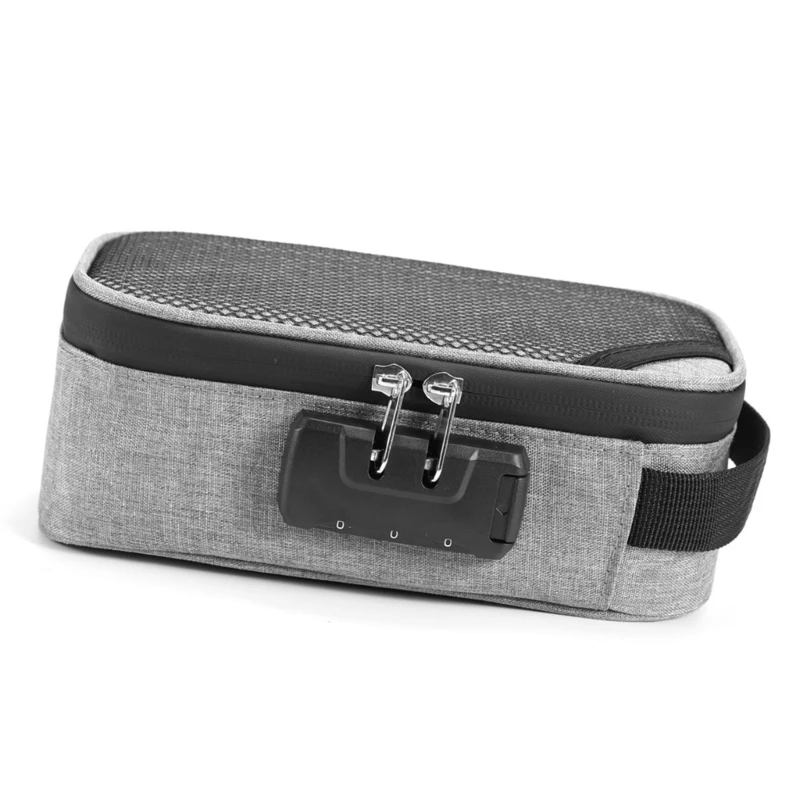 Practical Travel Safe Smell Proof Pipe Storage Case With Secure Combination Lock And Adjustable Storage Solution