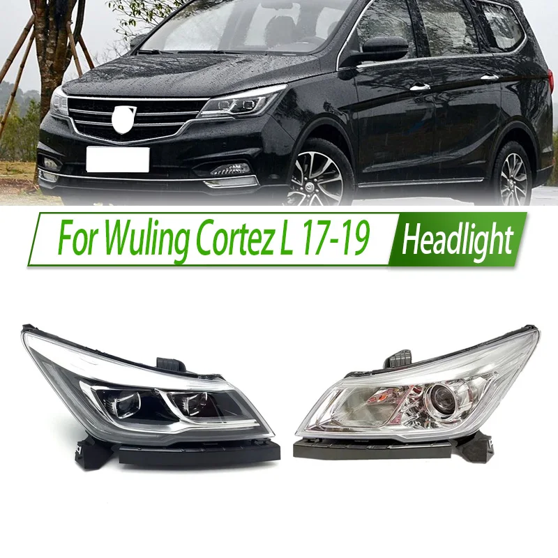 

For Wuling Cortez L 17-19 Halogen Headlight Assembly OEM Style Front Headlamp Bulb Socket Plug & Play Replacement