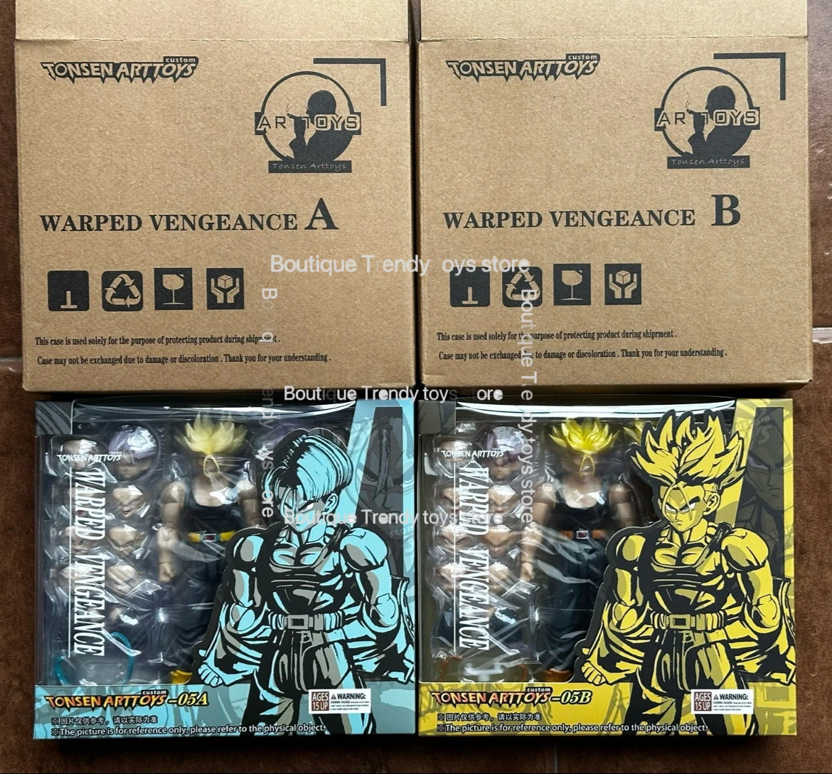 In Stock Tonsenarttoys Kamione Trunks 05a 05b Figure Dragon Ball Z Super Saiyan SSJ SSJ2 Trunks Anime Action Figures Models Toy view 5