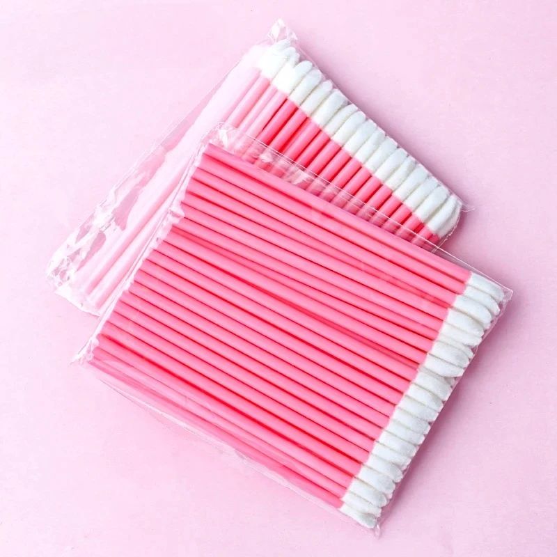 5/50/100 Pcs Lip Brushes Disposable Cosmetic Lip Brush Lipstick Lip Glossy Wands Cleaner Applicator Eyeshadow Makeup Brush Tool
