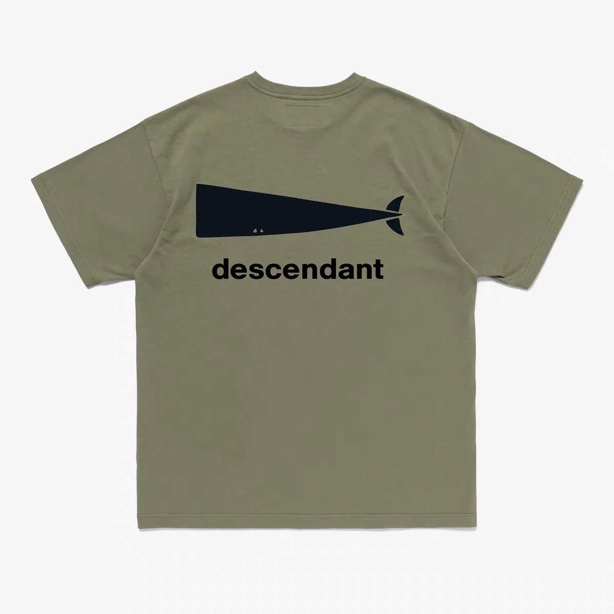 DESCENDANT DCDT LOGO Loose Whale Short Sleeved T-shirt 25SS for Men Summer Fashion Tees