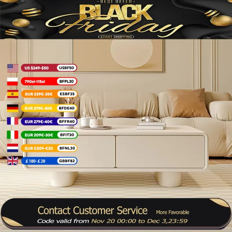 

White Modern Coffee Tables Decoration Italian Salon Living Room Coffee Tables Nordic Designer Stoliki Kawowe Furniture Home