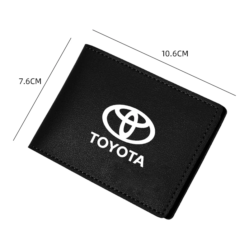 Auto Driver License Cover Suede Anti-Fur Car Driving Documents Case Credit Card Holder For Toyota C-hr Prado Rav4 Yaris Hilux