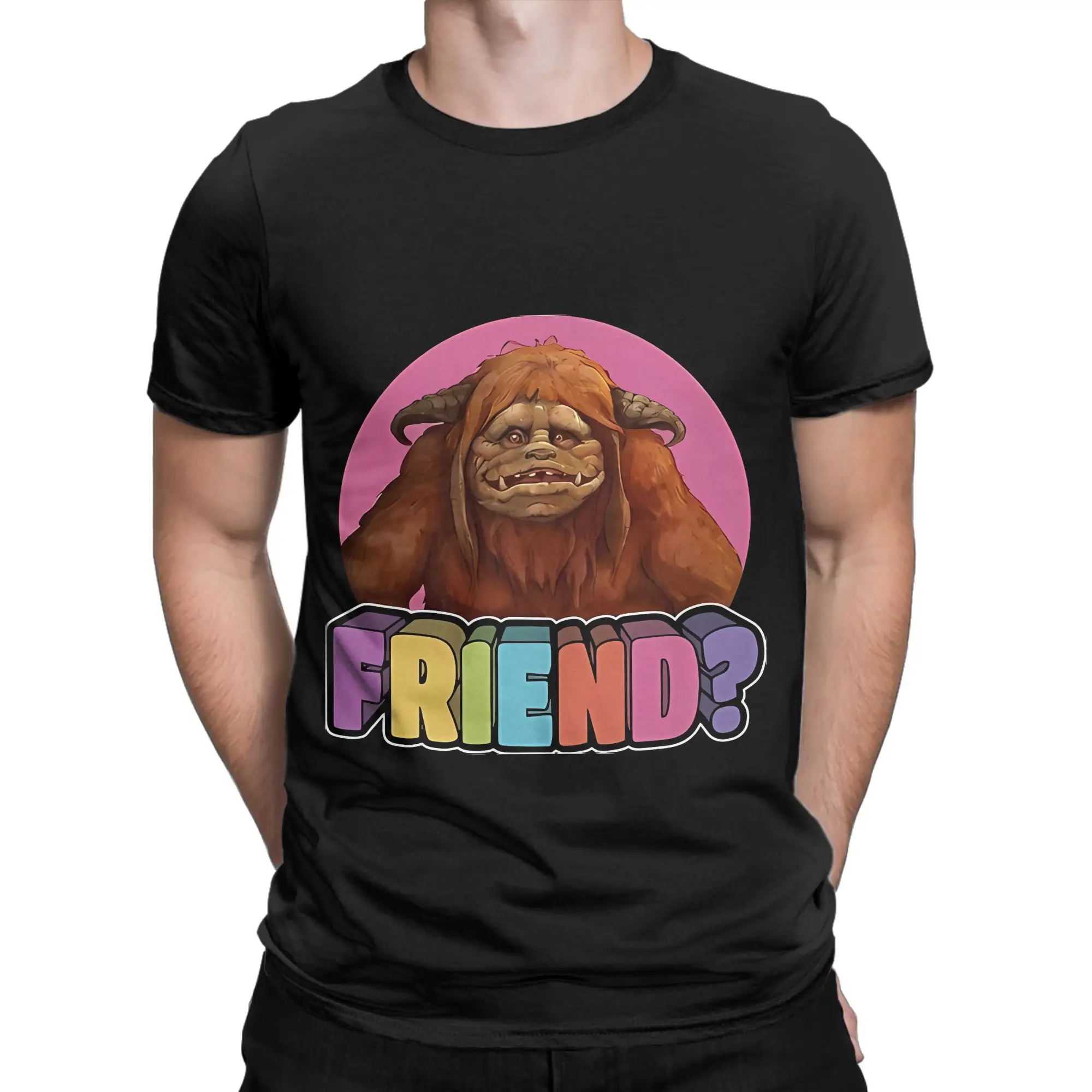 Hoggle The Babe  The Labyrinth  Film Movie Novelty 100% Cotton T-Shirt Labyrinth Tees Tops For Men