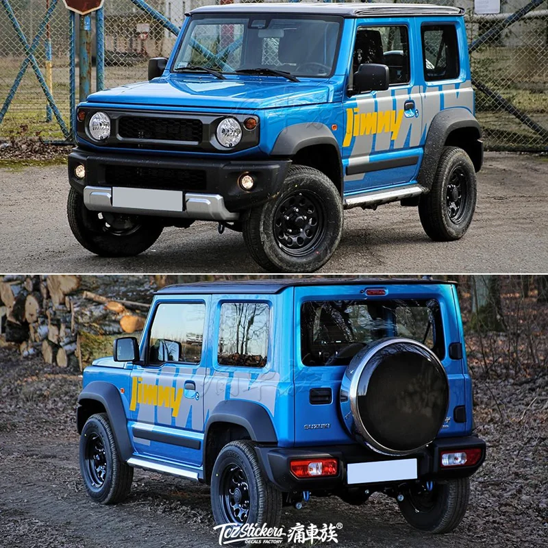 FOR Suzuki Jimny Car Sticker Left and Right Body Decoration Customized Sports Off road Vinyl decals Accessories