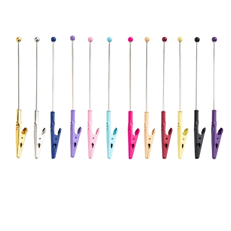 DXAB Mémos Clip Fixation Pince Porte-Photo Perle Porte-Badge Porte-Notes