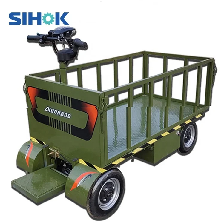 Logistics Heavy Load Industrial Transfer Trolley Cargo Handling Platform Trolley Battery Electric Motor Trolley