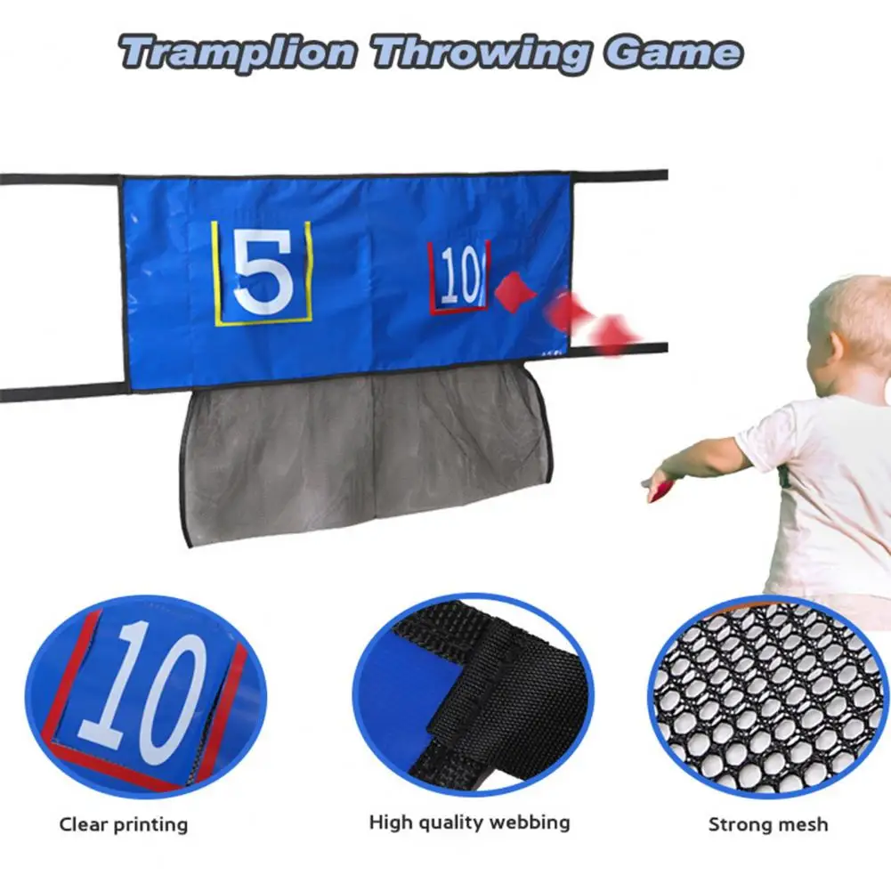 Park Trampoline Toss Game Trampoline Toss Game Kit Fun-filled Trampoline Toss Game Exciting Outdoor Activity for Kids Adults