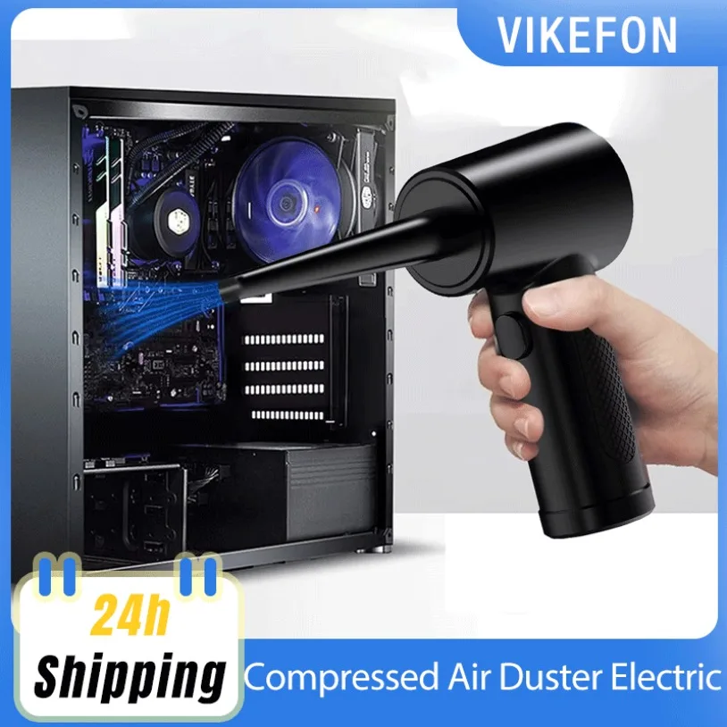 

#6000mAh Portable Compressed Air Duster Electric Wireless Multi Air Blower for Cleaning Computer Keyboard Camera Car Home