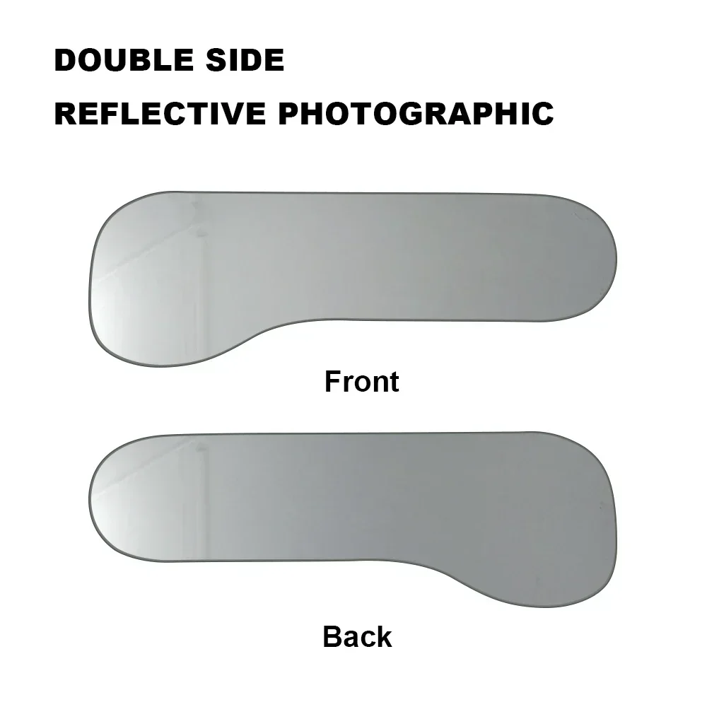 

Стоматологические зеркала с увеличенным отражением: 5 двухсторонних отражателей для полости рта, стерилизуемое стекло с титановым слоем