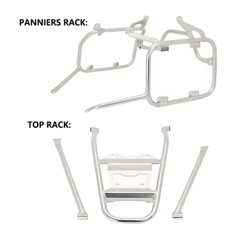 Panniers Rack Frame Saddlebag Side Bracket Top Rear Case Box Rack For Yamaha Tenere 700 Tenere700 t700 t7 xtz 700 2024 2025