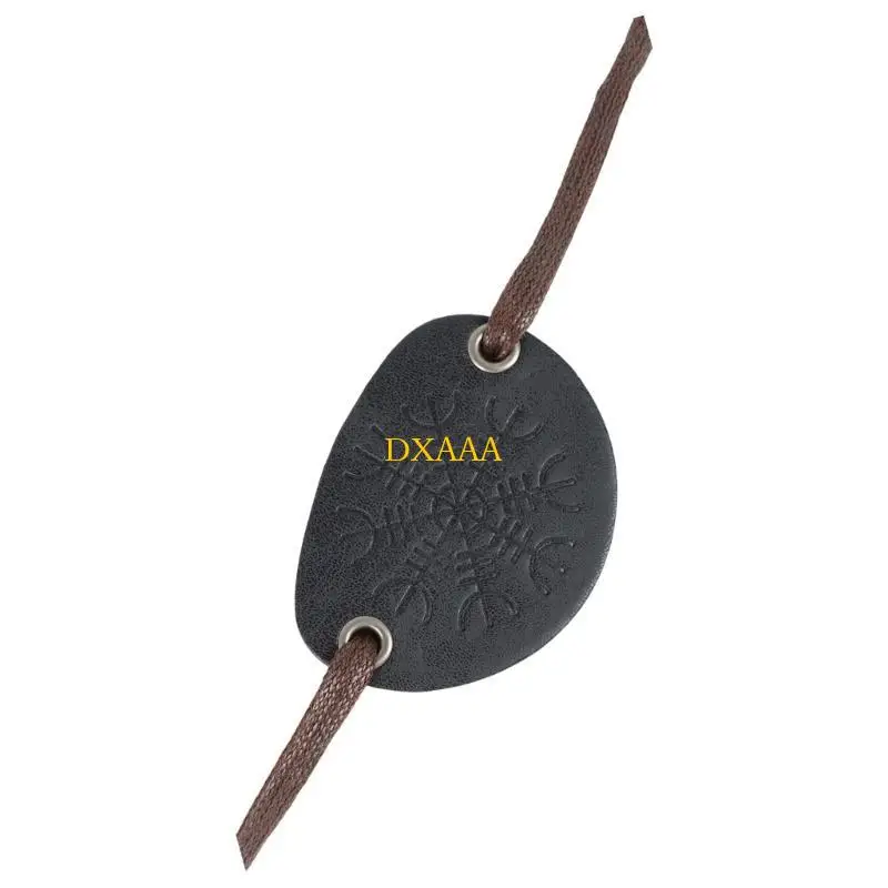 DXAA Vintage Leather Cover Covers Accessoires cosplay médiéval pour hommes Halloween