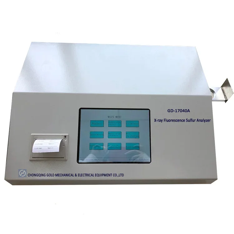 XRF Fuel Sulfur Testing Equipment ASTM D4294 X-ray Oil Sulfur