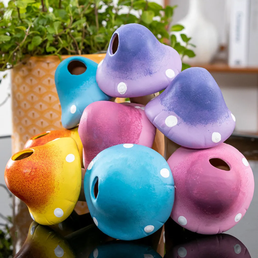 

Набор из 4 автоматических устройств для полива растений: грибовидные самополивающиеся насадки для суккулентов, комнатных и уличных растений, садовые системы полива