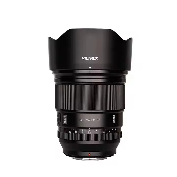 VILTROX 75mm F1.2 PRO APS-C Auto Focus Portrait Zoom Camera Lens Wide Angle Lens with Mount Interface for Fujifilm - Nikon