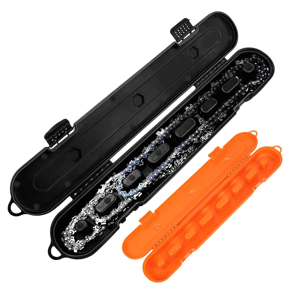 Chainsaw Chain Storage Box Universal Chainsaw Chain Organizer Portable Chainsaw Chain Carry Case Household Storage Tool