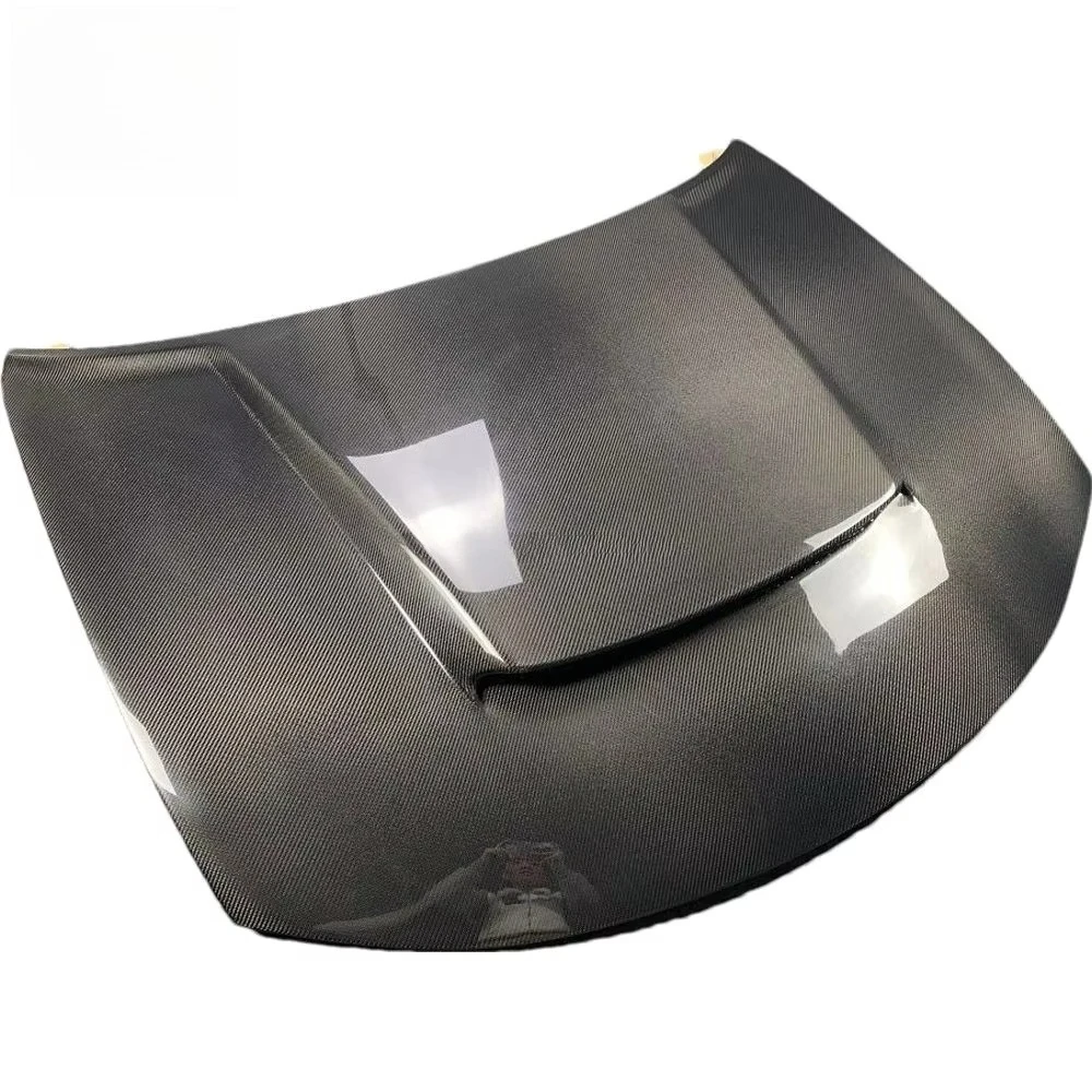 Single Sided Carbon Fiber Front Engine Hood Vent Cover for Dodge Charger Hood Car