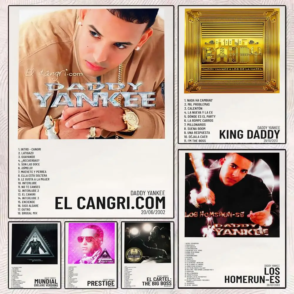 

Постер с обложкой альбома певца D-Daddy Yankee, декоративные наклейки для стен, фото-принт для декора дома, гостиной, прихожей