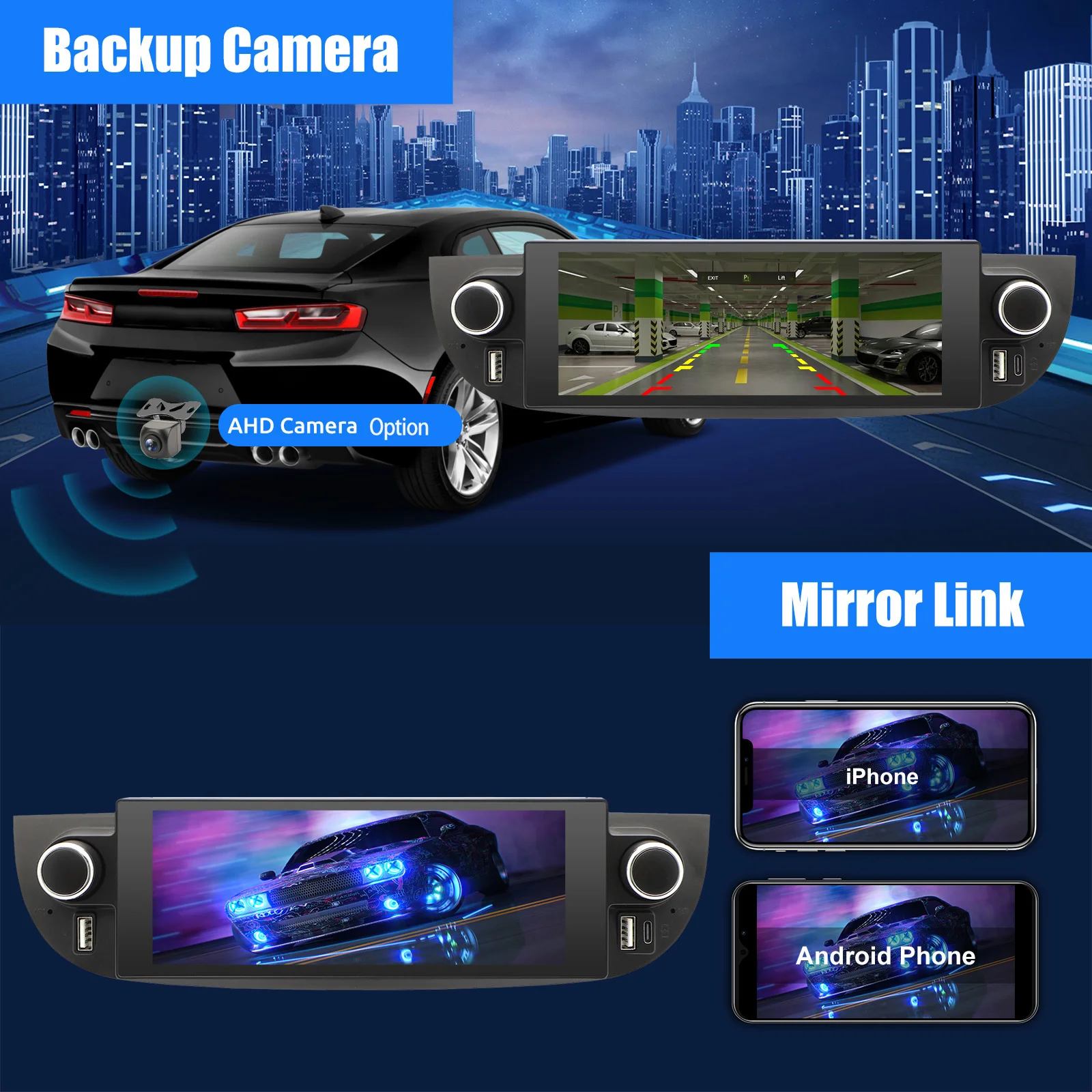 6.86 "أندرويد 14 سيارة ستيريو بلوتوث راديو لمس لشركة فيات 500 2007-2015 4 + 64G اللاسلكية CarPlay GPS Navi المزدوج USB WiFi RDS #5