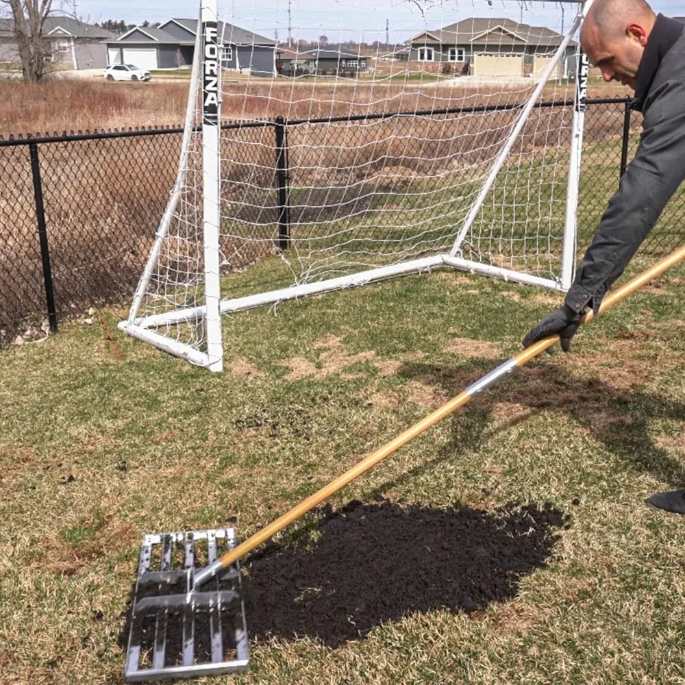 Levelawn Pro – 30" Rasen-Nivellierrechen mit 72" Griff |   Mühelos ebene Golfkurse, Rasen und Gärten |   Einfache Montage, Fleck