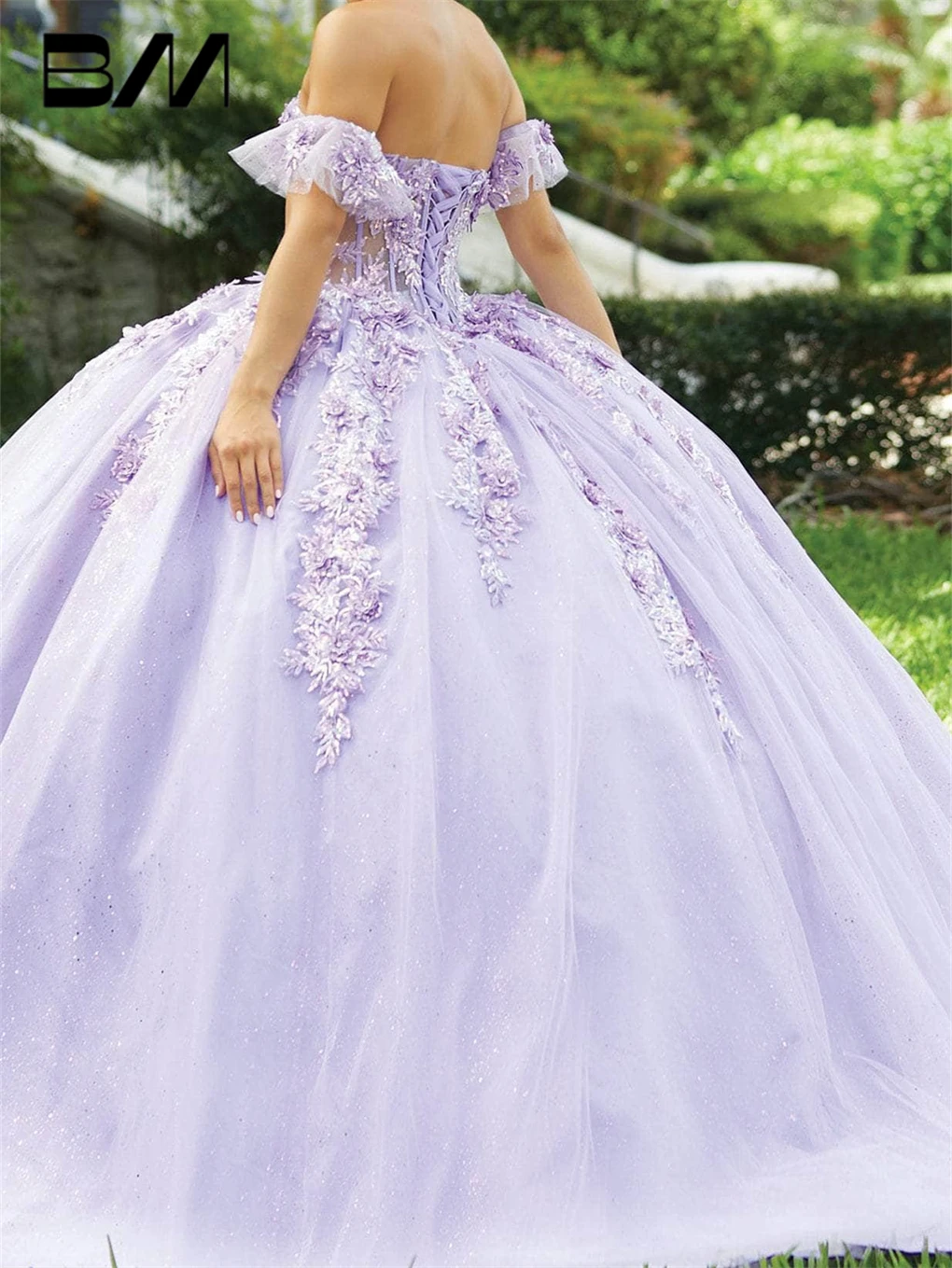 Нежное платье Quinceanera с открытыми плечами, 2023, бальное платье с аппликацией, Vestidos De 15, Quinceañera Sweet 15, платья, вечернее платье