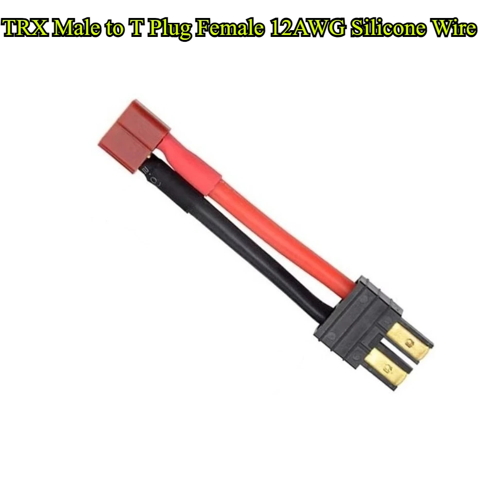12AWG 5/10/15 سنتيمتر TRX ذكر أنثى toTamiya Deans EC5 XT60 XT90 T التوصيل مع ذكر موصل سالب قابس مهايئ لبطارية Rc ESC #4