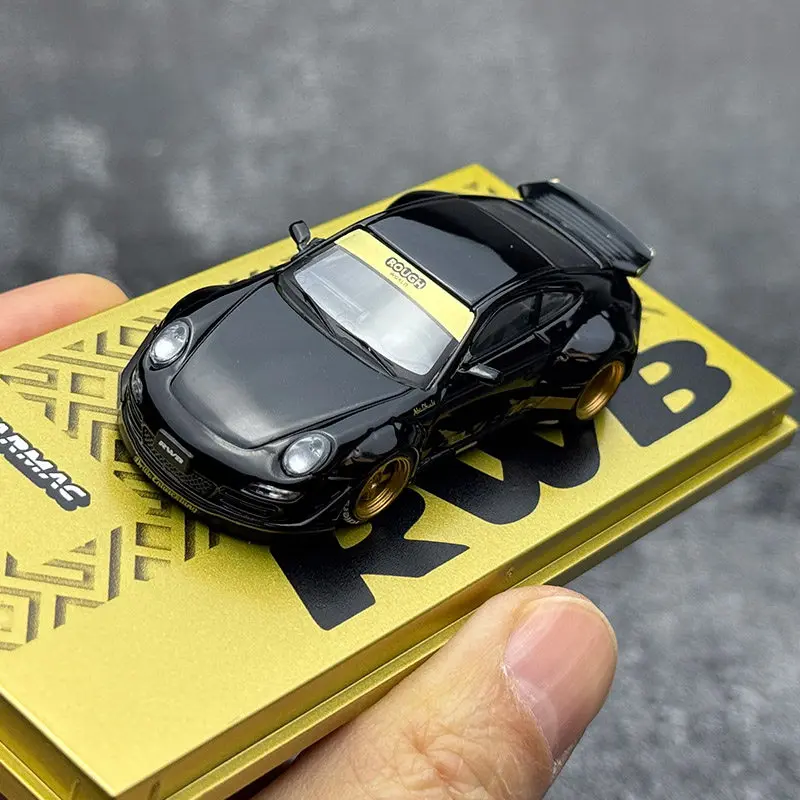 

Масштабная модель автомобиля TW 1:64 911 997 RWB из сплава, коллекционная игрушка для детей