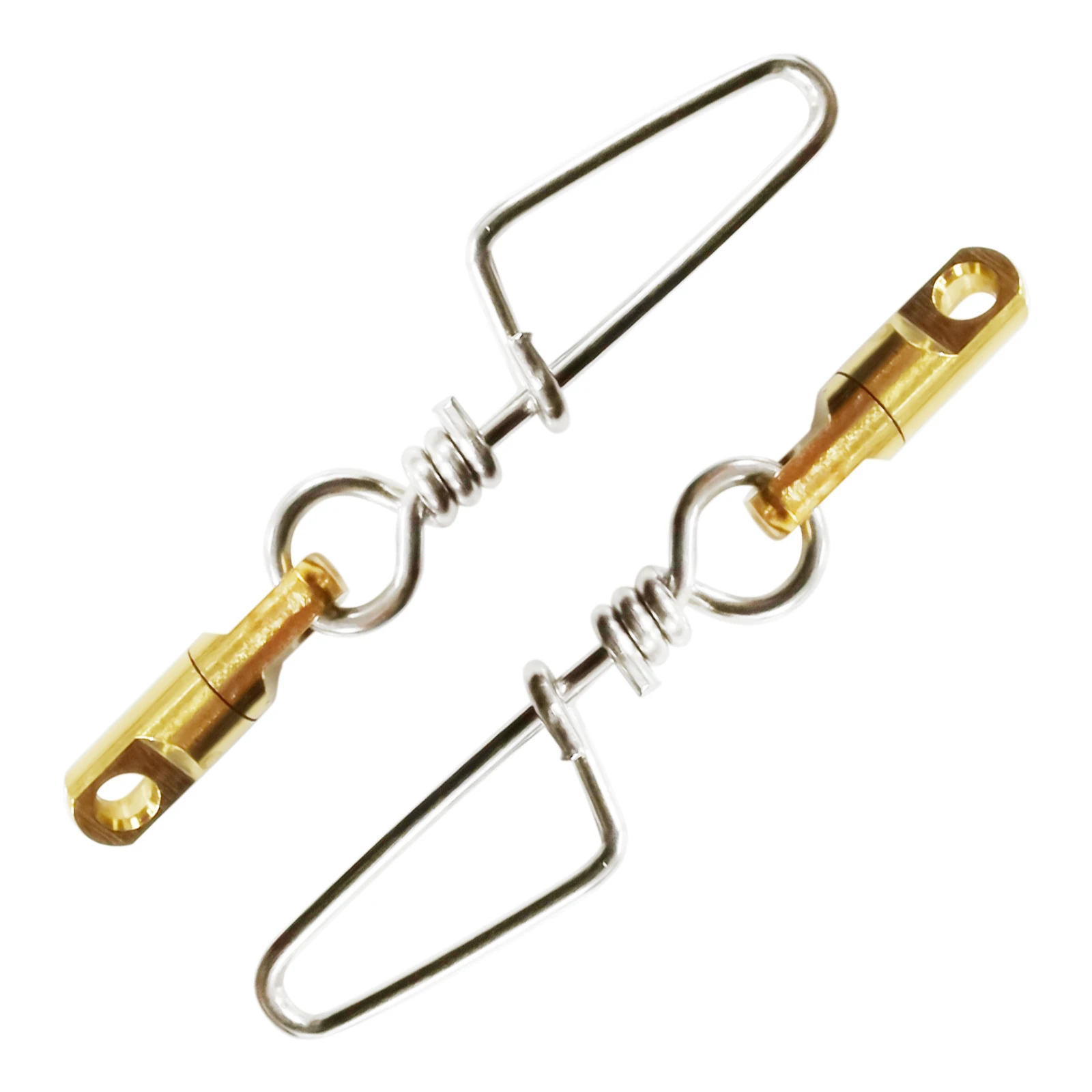 2Pcs/Set Heavy Cork Screw Fishing Swivel Corkscrew Swivel with Swirl Connector Lure Tackle Big Game