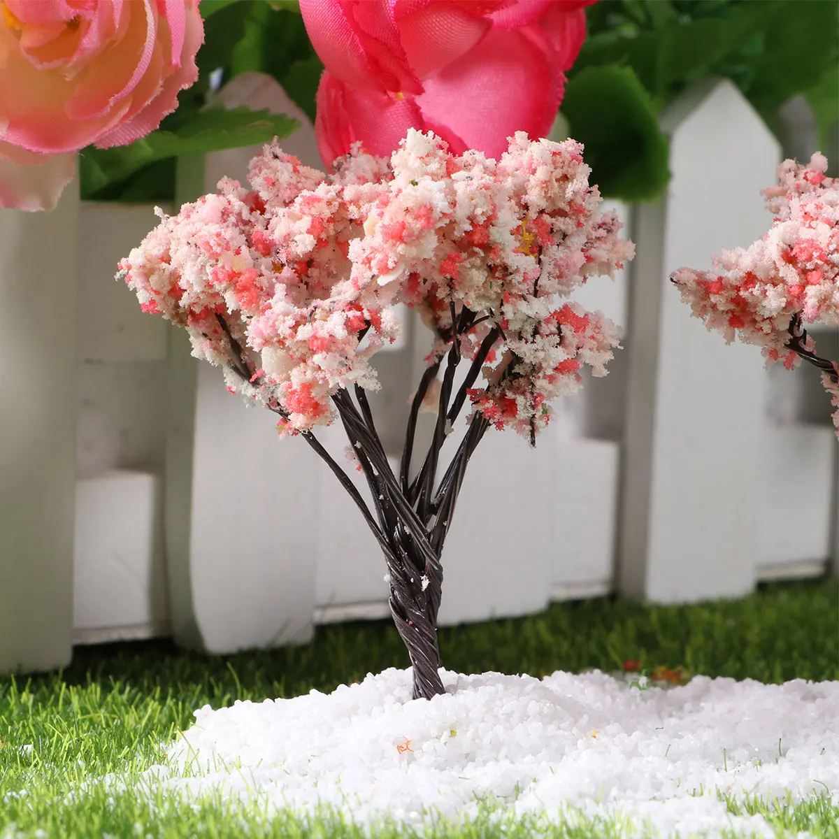 

Simulation Tree Ornaments Mini Artificial Flowers Micro Landscape Trees Garden Decorations Realistic Shape DIY Landscaping