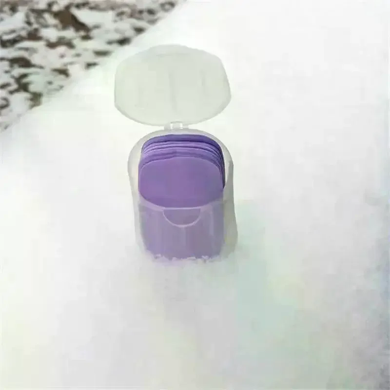 Travel Hand-washing Soap Paper Multifunctional Aroma Sliced Cleaning Paper Disposable Boxed Mini Soap
