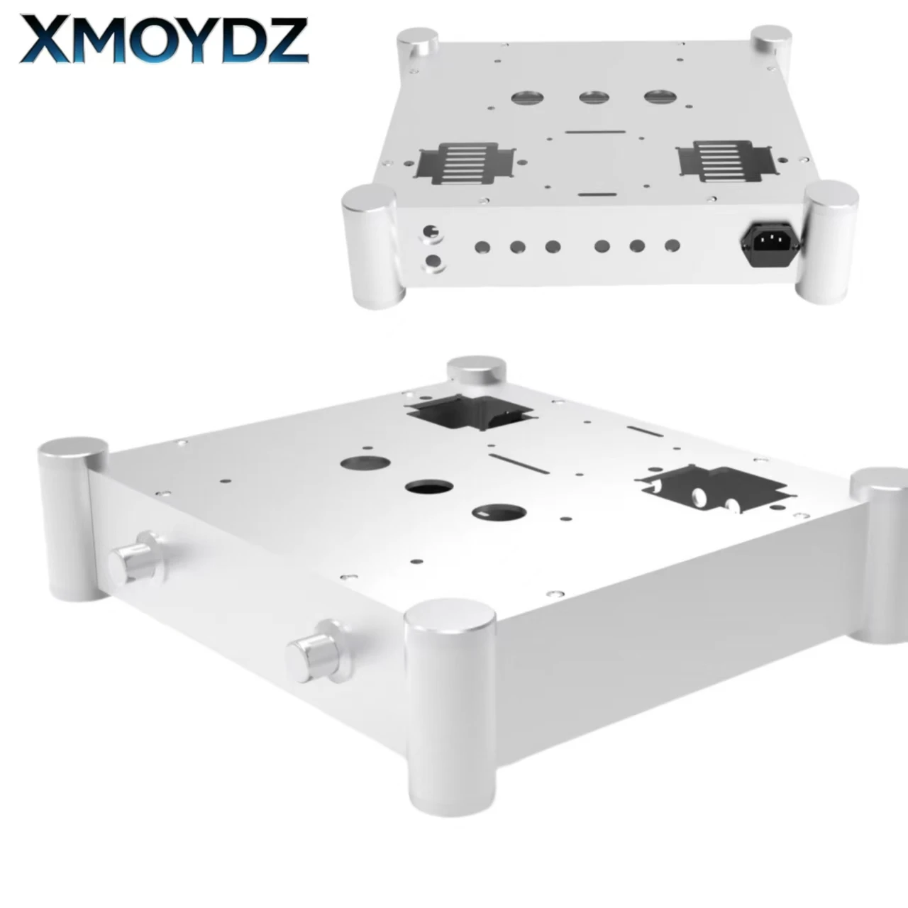 362*86*322mm 3607T HiFi All Aluminum Amplifier Chassis Sandblasted Round Corners DIY Tube Amp EL34 KT88 Class A DAC Decoder Powe