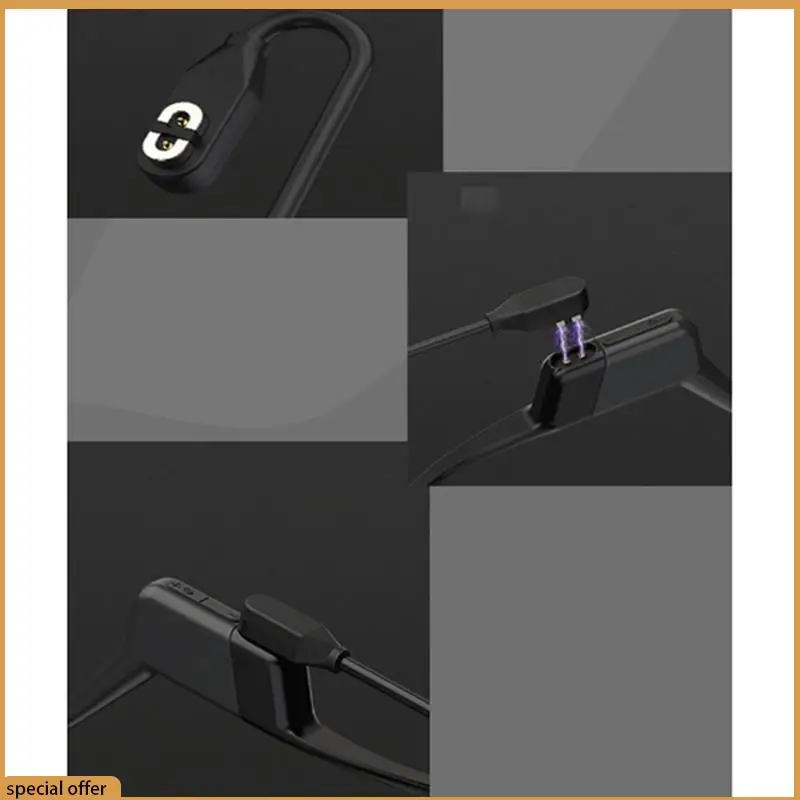 A68Z 4 pièces cordon de chargeur magnétique, pour Aftershokz Aeropex AS800, Shokz Openrun Pro, Openrun, écouteurs à Conduction osseuse Opencomm