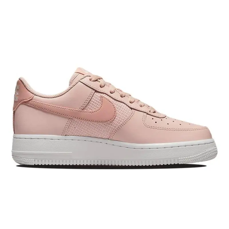  Nike Air Force 1 Low '07 ESS Cross Stitch Pink Oxford Women's Sneakers shoes DJ9945-600 With Original Box