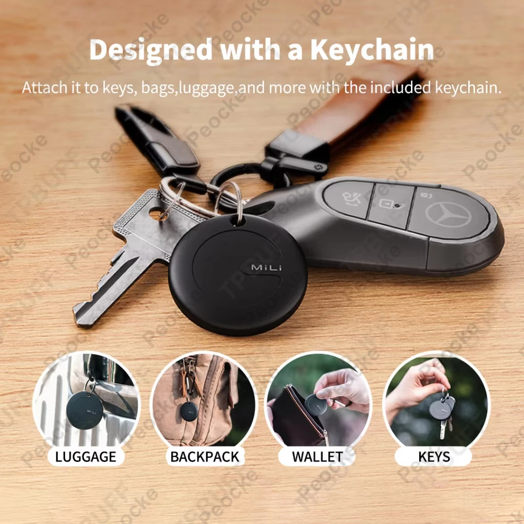 Mili rastreador gps inteligente, funciona com google encontrar hub, dispositivo localizador bluetooth, bolsa chave, localizador de animais de estimação para item android, etiqueta de ar anti-perda