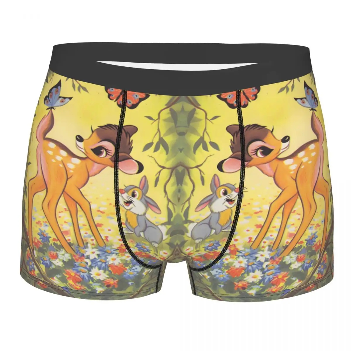 

Customized Male Funny Bambi Underwear Kawaii Cartoon Anime Boxer Briefs Soft Shorts Panties Underpants