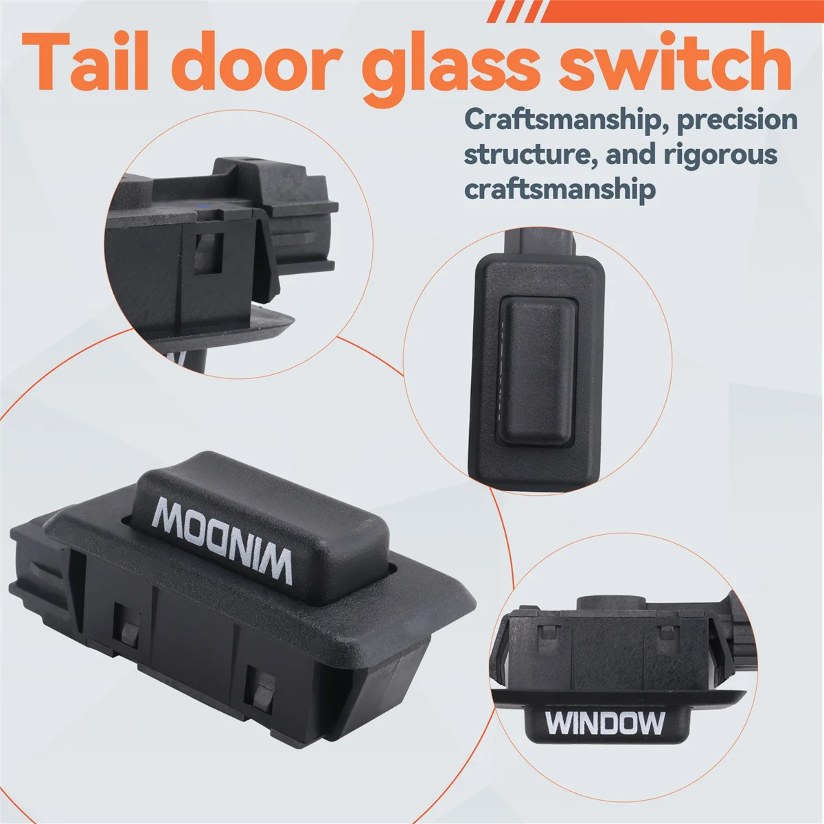 

Car Accessories 56042450AB Car Rear Flipper Glass Switch Button Tailgate Glass S