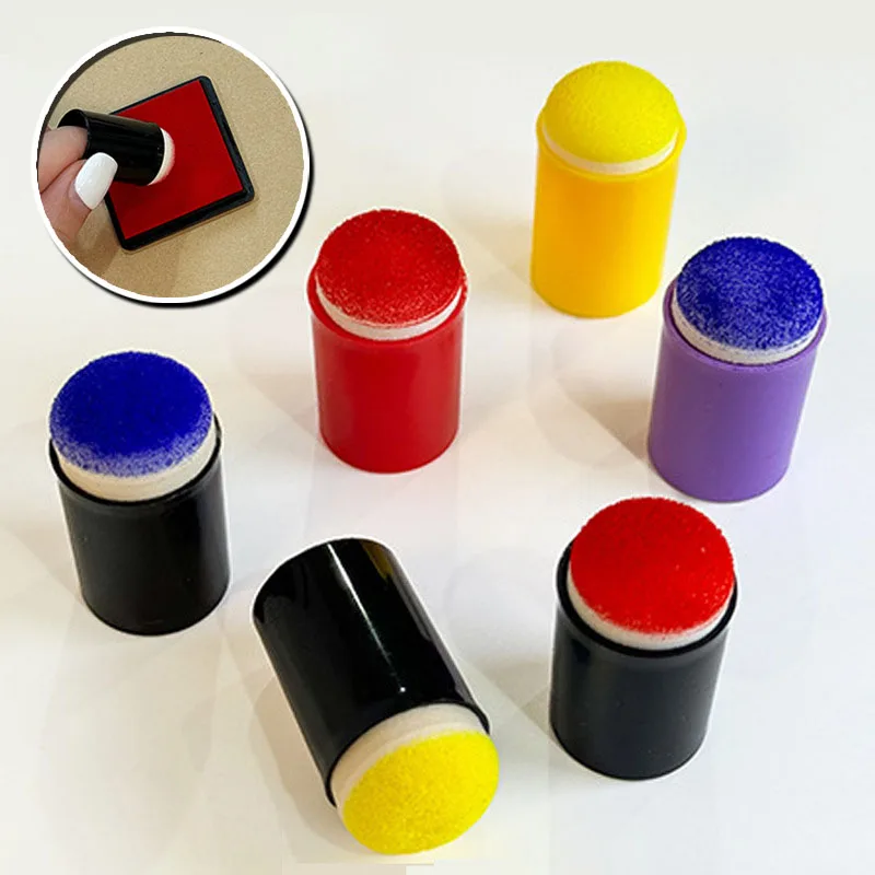 30/50/100Pcs Sponge Face And Painting Finger Cots Tool Protable Artistic Use Coloring Children DIY Handcrafted Painting Pressing