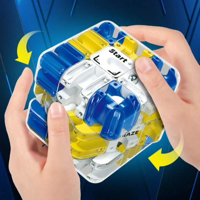 ثلاثية الأبعاد الكرة تحمل المكعب السحري المتاهة تعلم التعليم الوالدين الطفل معركة لعبة الإجهاد الإغاثة مكتب عمل لعب للأطفال هدية #6