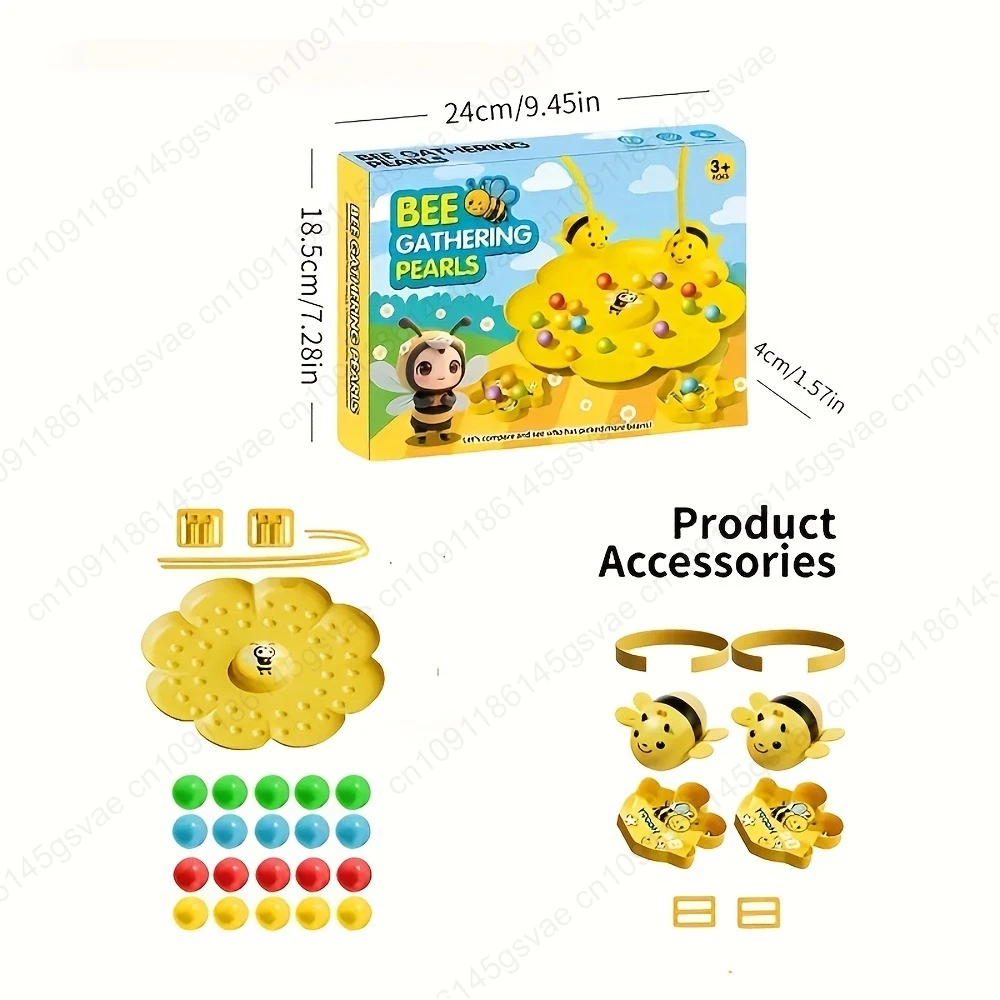 Little Bumblebee Gioco da tavolo multifunzionale Puzzle Giocattoli da pesca Giocattoli educativi interattivi per bambini Regalo di Natale Gioco per famiglie