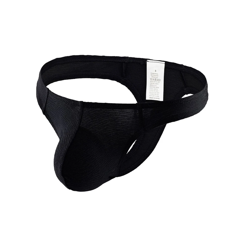 

Men's Underwear G-string Mesh Pouch Breathable Colorblock Pattern High Stretch Low Waist Design For Daily Wear