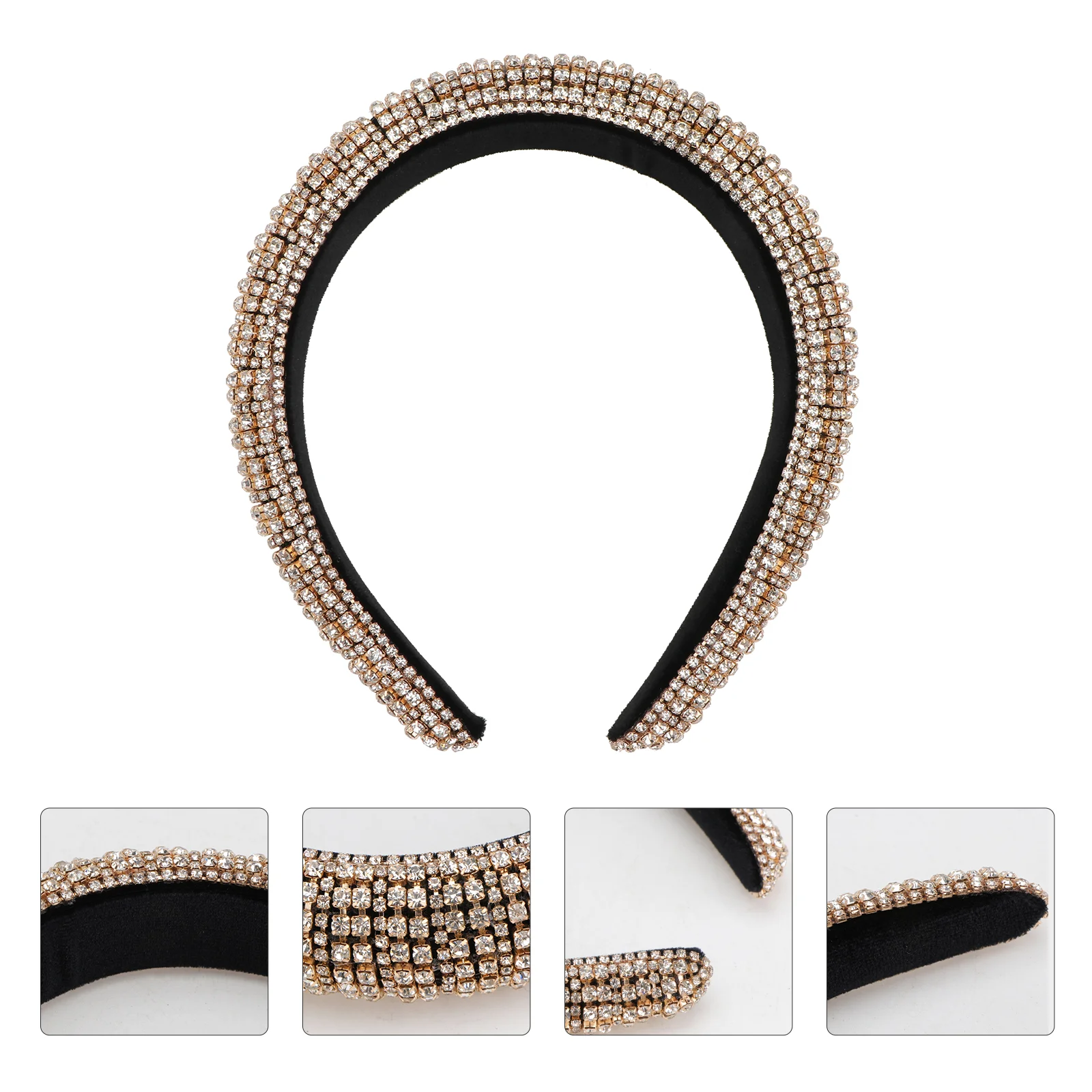 

Durable Hair Hoop Crystal Band Rhinestone Bands Headdress Headwear Girls Accessories