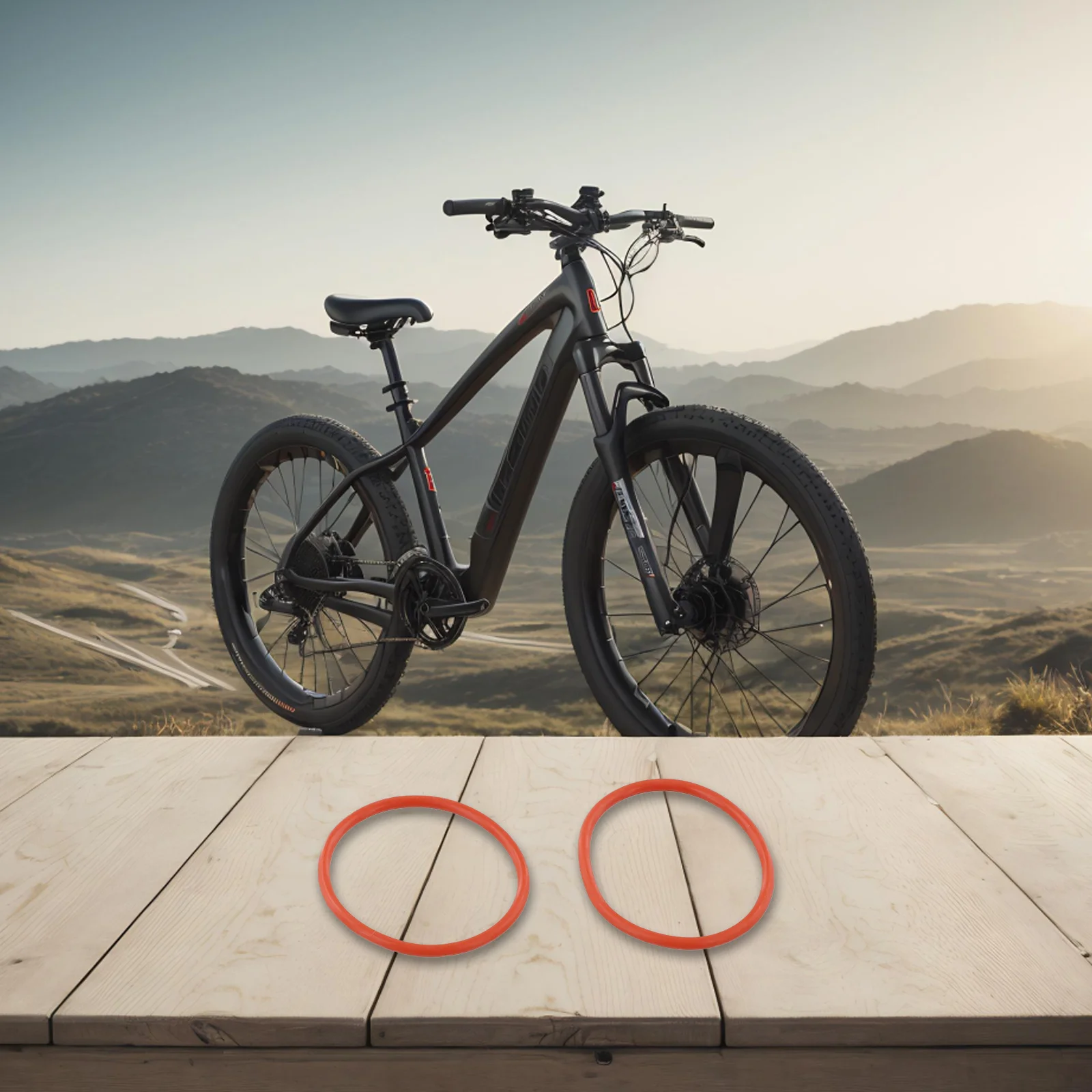 2pcs 32mm Bike Front Fork O-Ring Dust Seal Oil Seal Sponge Ring Mountain Bicycle Fork Inner Tube Sleeve Repair For-Fox-Rockshox