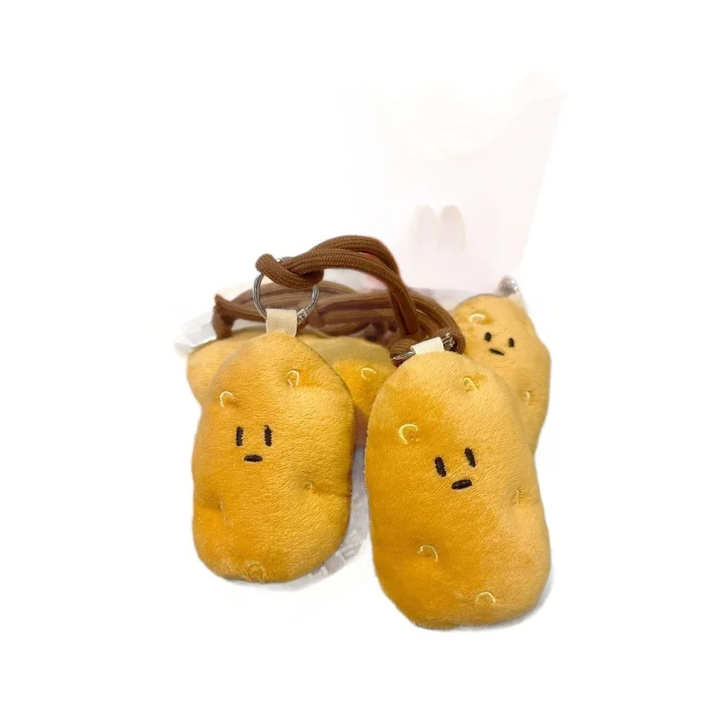 Peluches Chaveiro de pelúcia, Kawaii Potato Doll Pendant, Creative Vegetable Food, Soft presente de aniversário para o melhor amigo