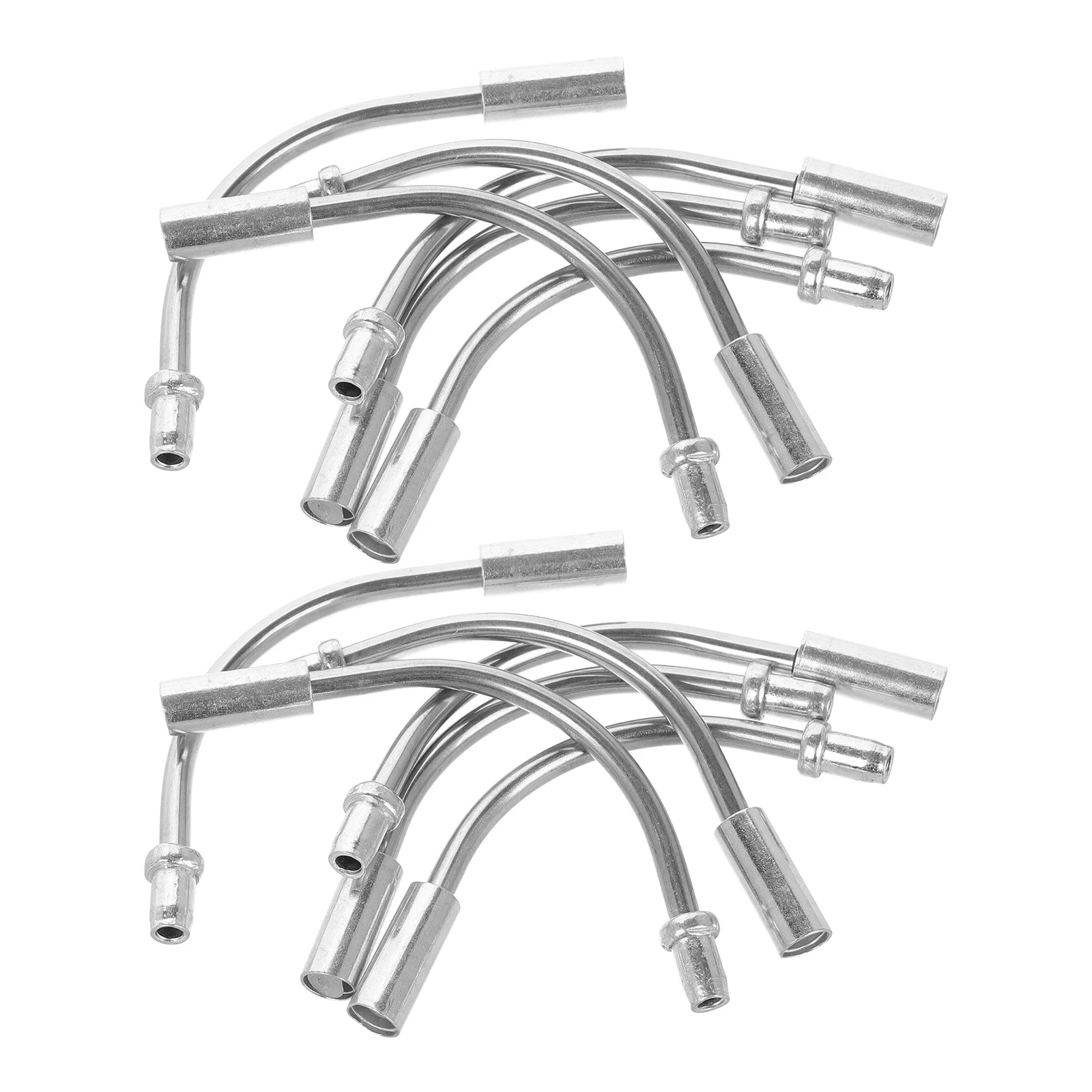 

20pcs Elbow Hose Bike Cable Guide Silver Stainless Steel Replacement Parts for Bikes Durable Lightweight