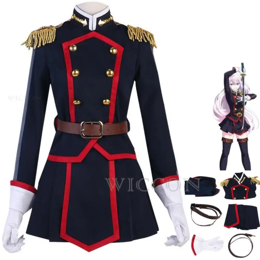 

Anime Mato Seihei No Slave Uzen Kyōka Kyoka Cosplay Costume Black Combat Uniform Skirt Full Set Woman Sexy Carnival Suit